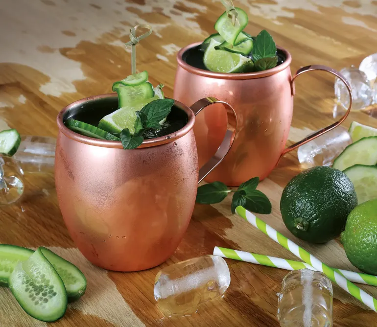 CILIO BAR Kubek do Moscow Mule 0,5 l / stal nierdzewna, miedź / FreeForm