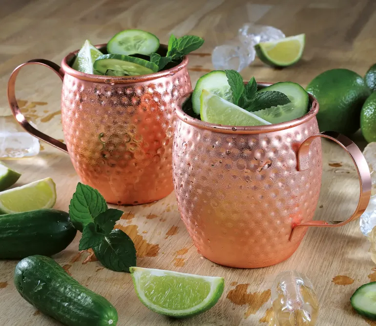 CILIO BAR Kubek do Moscow Mule 0,5 l / młotkowany / stal nierdzewna, miedź / FreeForm