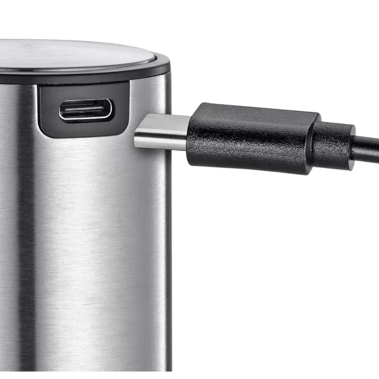 CILIO | Brunello | korkociąg elektryczny ładowany przez USB, stal nierdzewna, śred. 5 x 21 cm