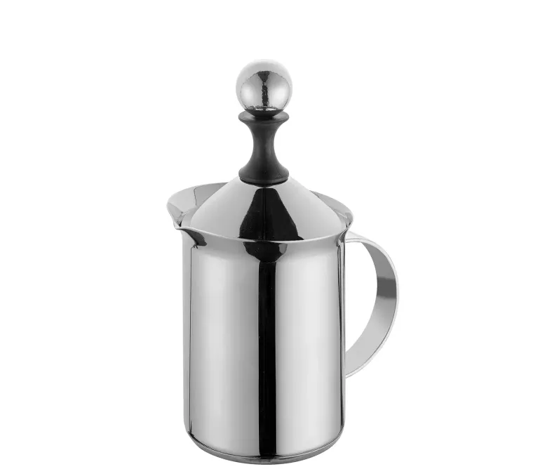 CILIO CLASSIC Stalowy spieniacz do mleka na 3 filiżanki / indukcja / FreeForm