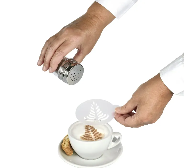 CILIO COFFEE CULTURE Szablony do dekoracji kawy - 6 wzorów / FreeForm