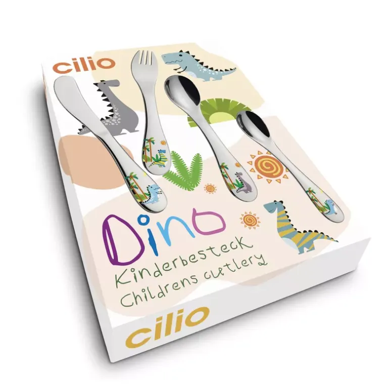 CILIO | Dino | sztućce dla dzieci, 4 el.