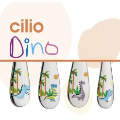 CILIO | Dino | sztućce dla dzieci, 4 el.