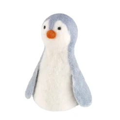 CILIO | Lana | ogrzewacz na jajko, owcza wełna, wys. 13 cm, pingwin