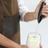 CILIO LATTEFORTE Spieniacz do mleka na stojaku 23 cm / metaliczny błyszczący / FreeForm