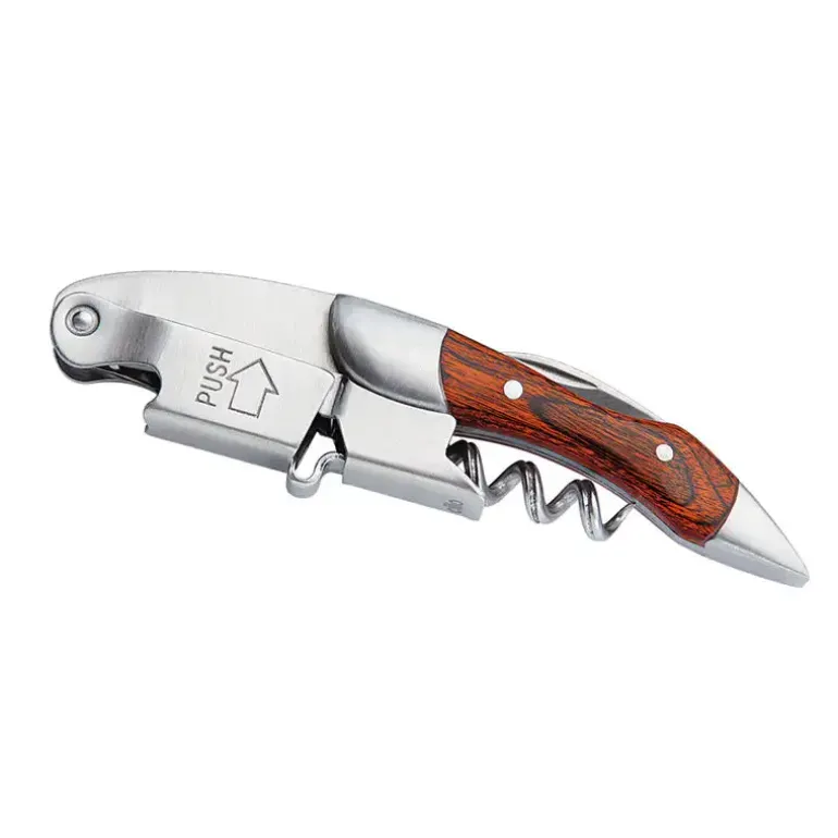 CILIO LEGNO Korkociąg kelnerski 12 cm / stal nierdzewna / FreeForm