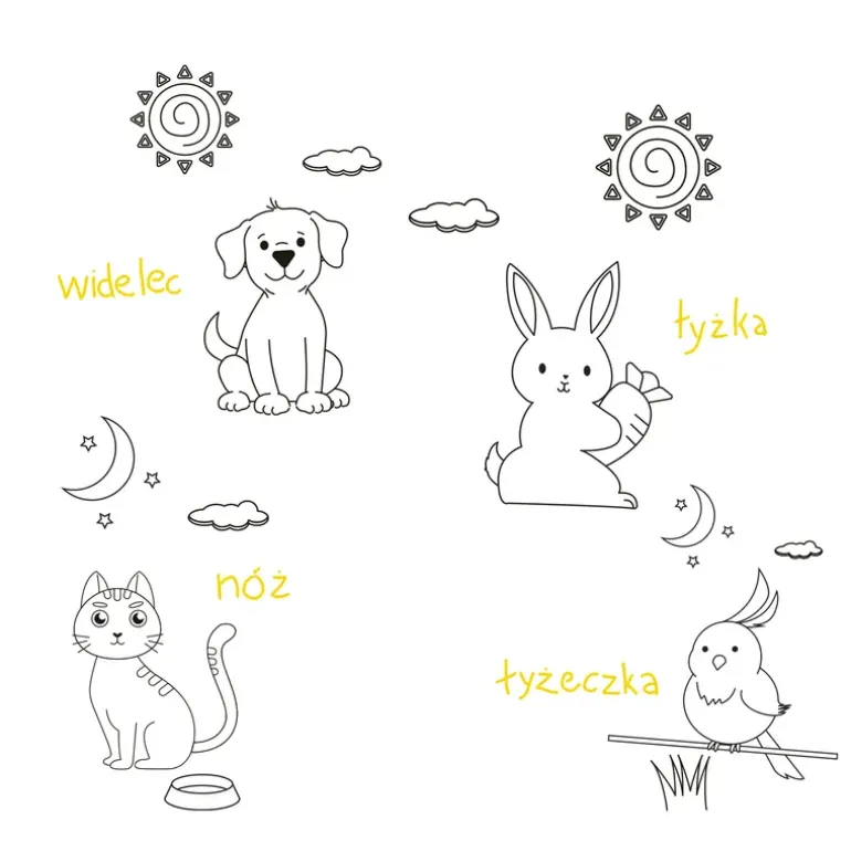 CILIO | Little Friends | sztućce dla dzieci, 4 el.