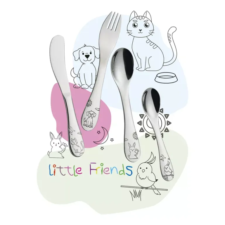 CILIO | Little Friends | sztućce dla dzieci, 4 el.