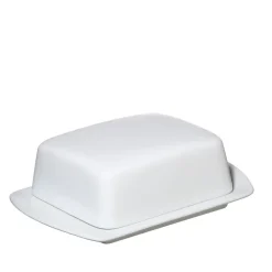 CILIO | maselniczka, porcelana, 19 x 13 x 5,5 cm, biała