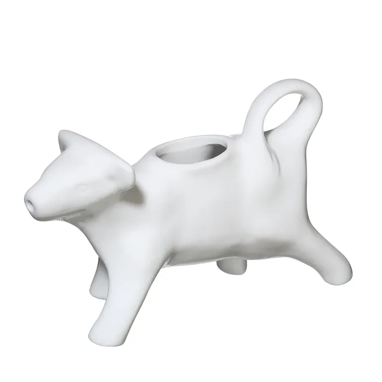 CILIO | mlecznik w kształcie krówki, porcelana, 125 ml, 15,5 x 4,5 x 8,5 cm