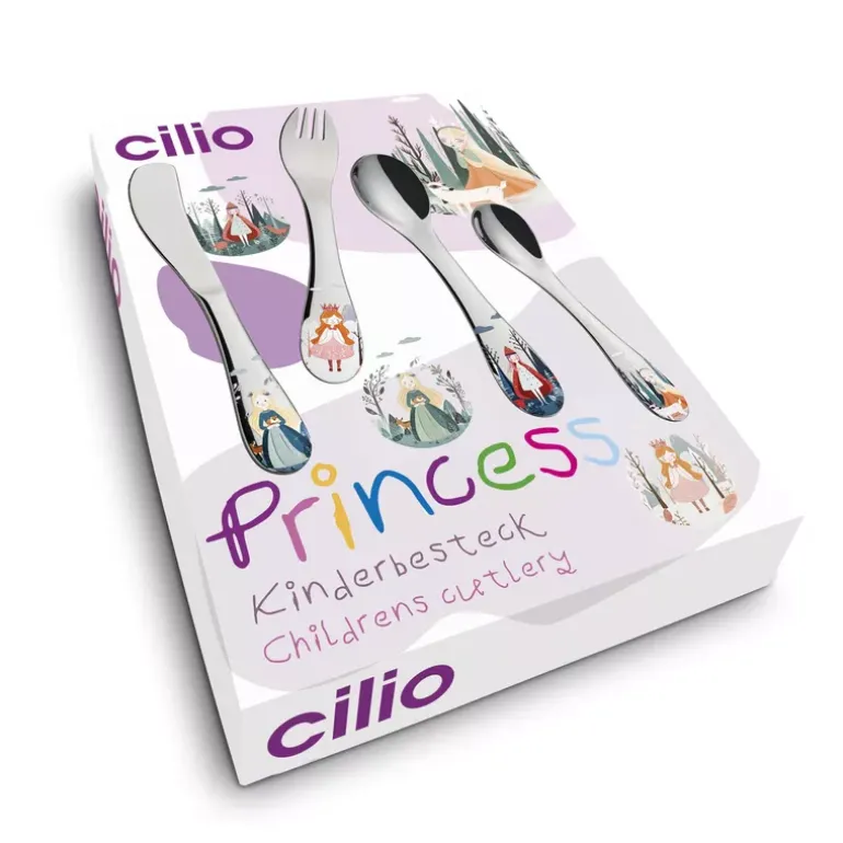 CILIO | Princess | sztućce dla dzieci, 4 el.