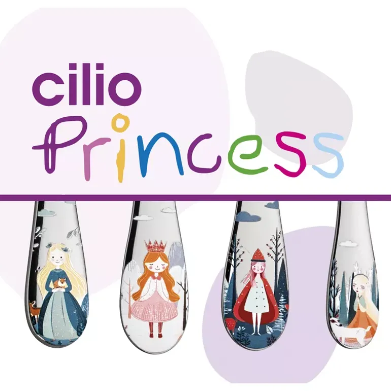 CILIO | Princess | sztućce dla dzieci, 4 el.