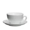 CILIO | Roma | filiżanka do cappuccino, ze spodkiem, 0,1 l, biała