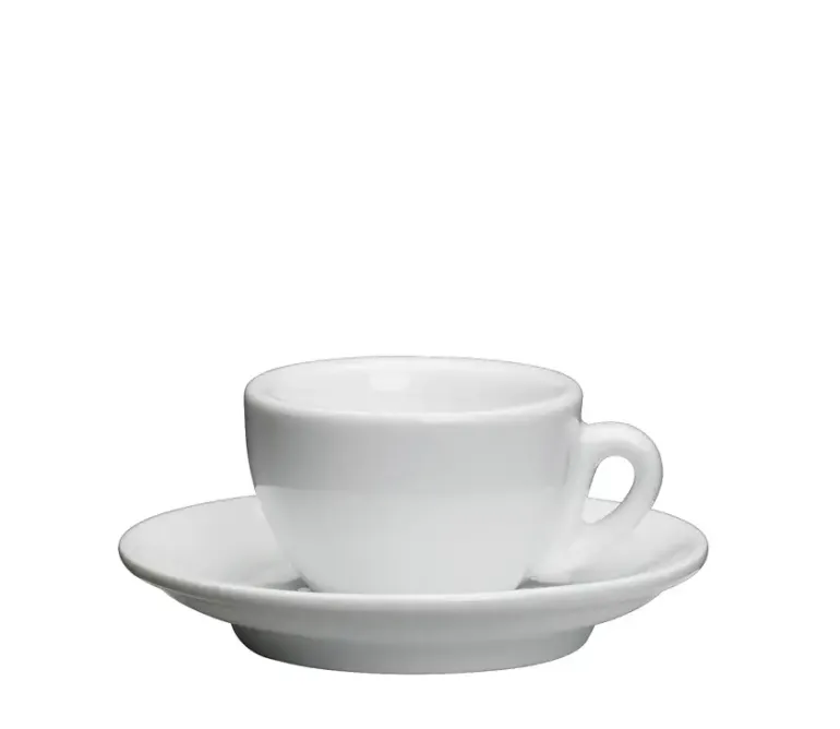 CILIO ROMA Filiżanka do espresso ze spodkiem 50 ml / biała / FreeForm