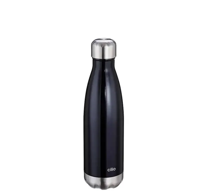 CILIO Termiczna butelka stalowa 0,5 l / czarna / stal nierdzewna / FreeForm