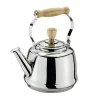 CILIO | Tradition | czajnik stalowy z uchwytami z drewna akacjowego, 2,5 l