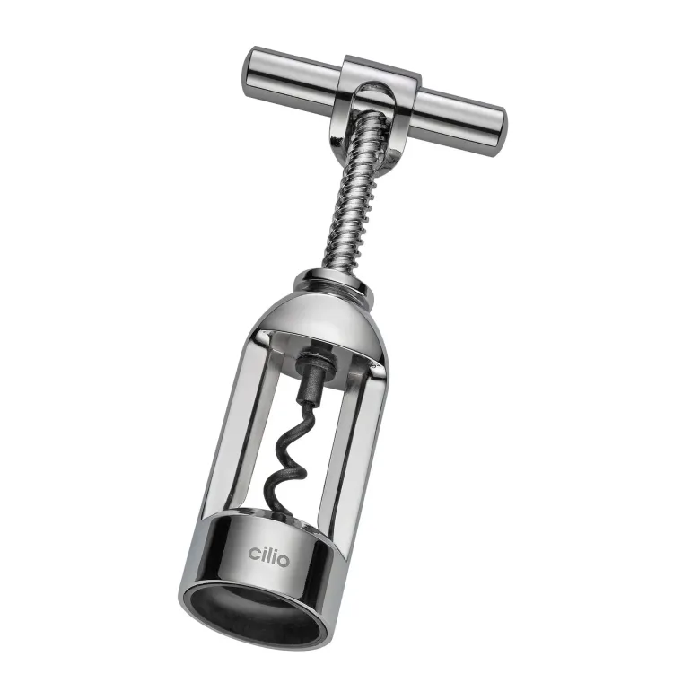 CILIO | Tradizione | korkociąg, chromowany metal, 14 cm