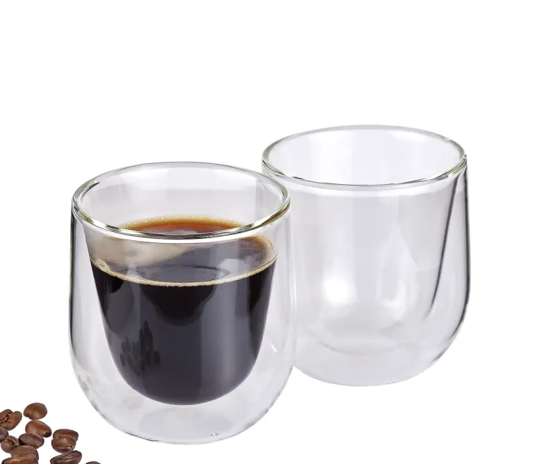 CILIO VERONA Szklanki do kawy 150 ml, 2 szt. / podwójne ścianki / FreeForm