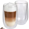 CILIO VERONA Szklanki do latte macchiato 350 ml, 2 szt./ podwójne ścianki / FreeForm