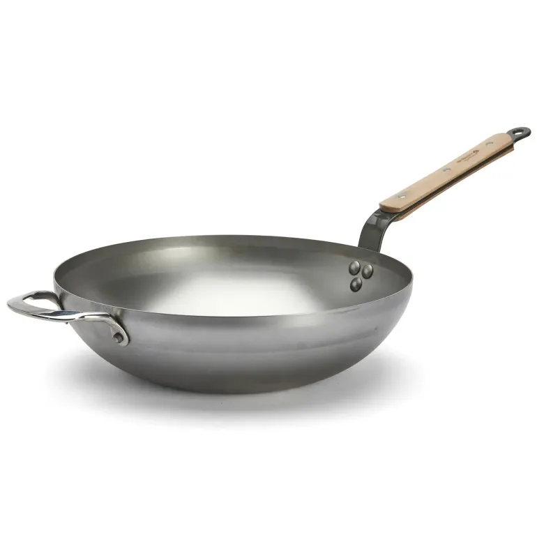de Buyer Mineral B Bois Wok 32 cm