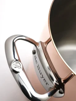 DE BUYER PRIMA MATERA Garnek wysoki z pokrywą 5,7l / miedziany