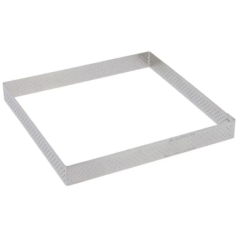 deBuyer Rant kwadratowy perforowany 17,5 cm