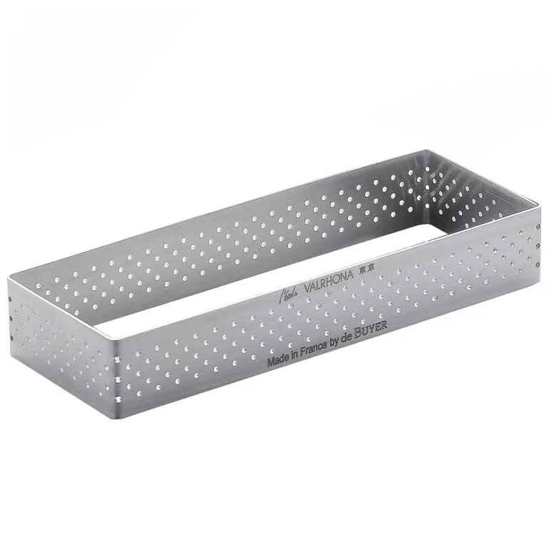de Buyer Rant prostokątny perforowany 12x4 cm