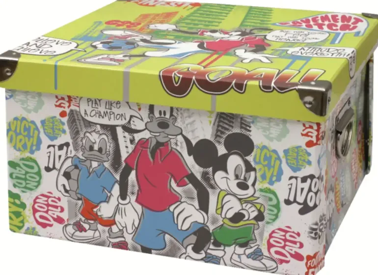 Disney | Ozdobne pudełko Myszka Miki do przechowywania 31,5x31,5x18 cm
