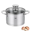 ELO GALANT Garnek z pokrywką 14 cm / 1,2 L / stal nierdzewna / indukcja