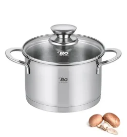 ELO GALANT Garnek z pokrywką 14 cm / 1,2 L / stal nierdzewna / indukcja