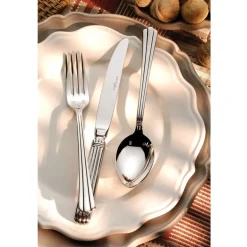 ETERNUM BYBLOS Sztućce Nóż obiadowy osadzony LUZ / połysk