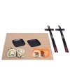 EXCELLENT HOUSEWARE Zestaw do sushi dla dwóch osób 7 el / czarny
