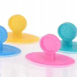 EXCELLENT HOUSEWARE Zestaw 4 foremek do lodów na patyku ze stojakiem / tworzywo sztuczne