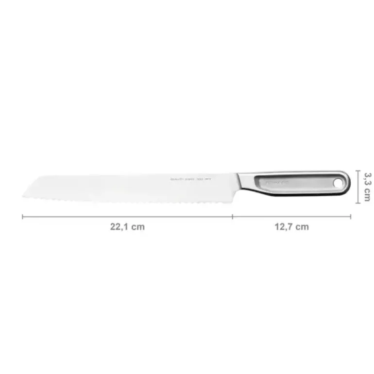 FISKARS ALL STEEL 1062883 Nóż do chleba 22 cm | japońska stal nierdzewna | 58 HRC