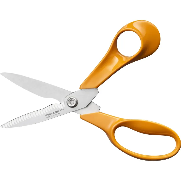 FISKARS CLASSIC Nożyczki kuchenne 18 cm ząbkowane ostrze / stal nierdzewna (6 generacja)
