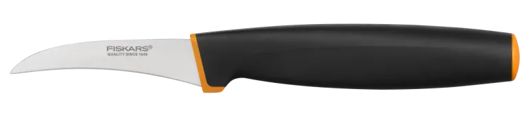 FISKARS CONTROL+ Nóż do obierania z wygiętym ostrzem 7 cm / japońska stal nierdzewna
