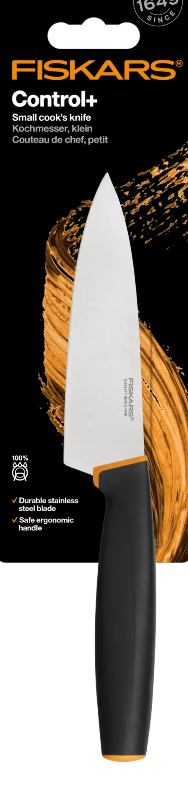 FISKARS CONTROL+ Nóż Szefa Kuchni 12 cm / japońska stal nierdzewna