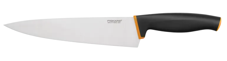FISKARS CONTROL+ Zestaw 2 noży COOK'S SET w pudełku + Ostrzałka ceramiczna Essential Roll-Sharp / japońska stal nierdzewna