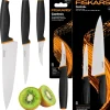 FISKARS CONTROL+ Zestaw 3 noży kuchennych COOK'S SET / japońska stal nierdzewna