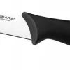 FISKARS CONTROL 1073023 Zestaw 5 noży kuchennych w czarnym bloku + Ostrzałka Edge