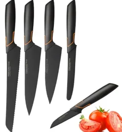 FISKARS EDGE FSEL6 Komplet 5 noży kuchennych / japońska stal nierdzewna