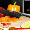 FISKARS EDGE Komplet 5 noży kuchennych + ostrzałka Essential / japońska stal nierdzewna