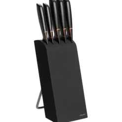 FISKARS EDGE 1003099 Zestaw 5 noży kuchennych w bloku / japońska stal nierdzewna