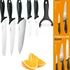 FISKARS ESSENTIAL Komplet 5 noży (kuchenne +Szefa) w pudełku + Skrobaczka ESSENTIAL
