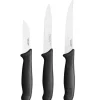 FISKARS ESSENTIAL Komplet 8 noży (kuchenne +Szefa +do warzyw) w pudełku / stal nierdzewna HRC 53 + Skrobaczka ESSENTIAL