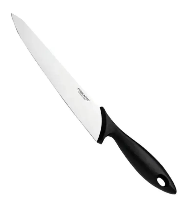 FISKARS ESSENTIAL Komplet 5 noży (kuchenne +Szefa) w pudełku