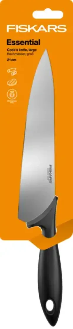 FISKARS ESSENTIAL 1065565 Nóż szefa kuchni 21 cm / stal nierdzewna