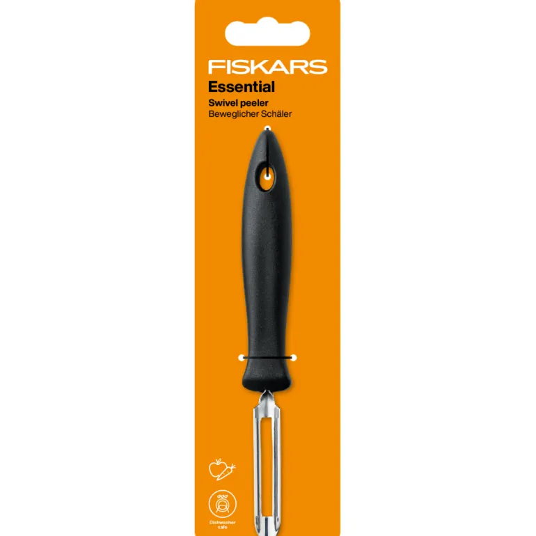 FISKARS ESSENTIAL 1065586 Skrobaczka do warzyw i owoców 18 cm / z ruchomą głowicą