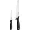 FISKARS ESSENTIAL Zestaw 5 noży (kuchenne + do obierania) w pudełku / stal nierdzewna HRC 53
