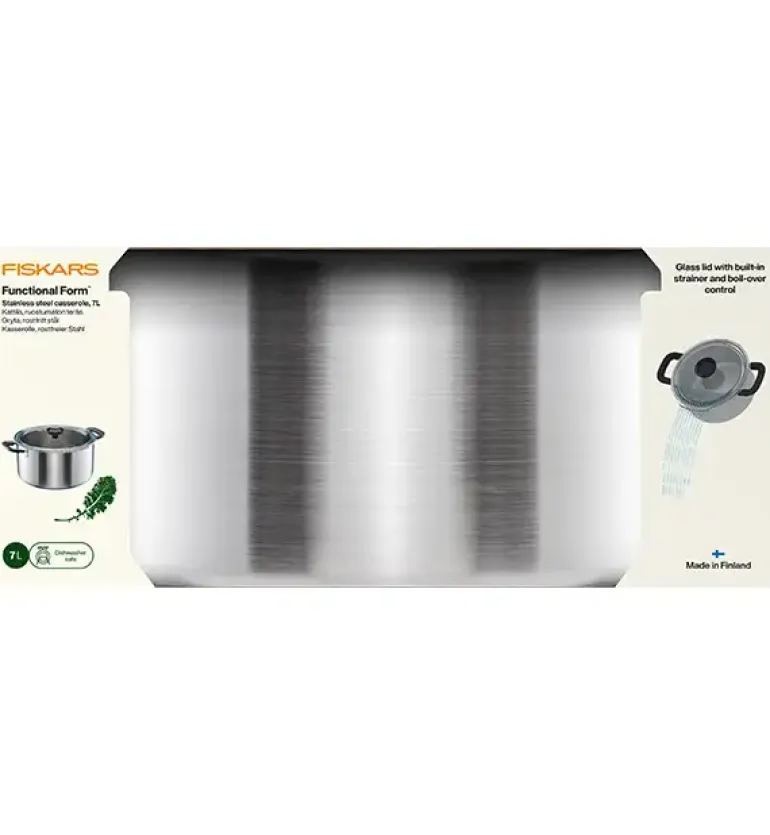 FISKARS FUNCTIONAL FORM 1072318 Garnek 7 l z pokrywką
